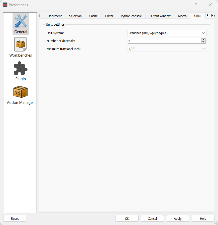 Preferences General Tab Units.png